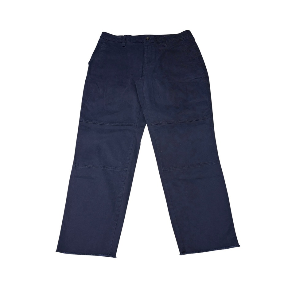 NWT Banana Republic Slim Mid-Rise Ankle Chino‎ Pants Navy Blue Womens 10 W34 L28